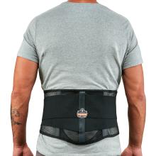 Mesh back support on model