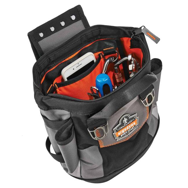 5517 Black Premium Topped Parts Pouch - Zipper  image 7