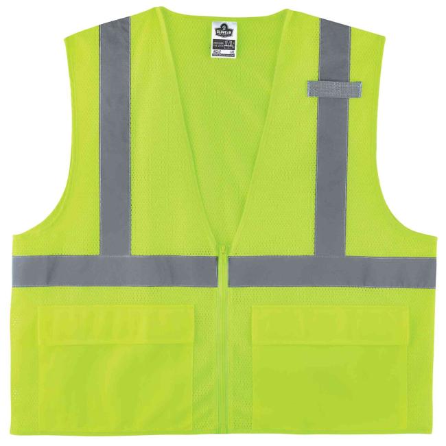8220Z S/M Lime Type R Class 2 Standard Mesh Vest image 1