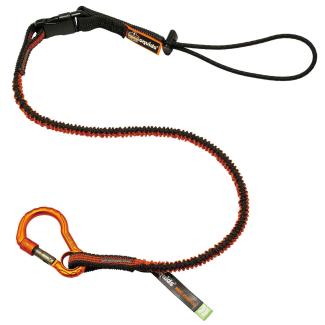 Squids 3102F(x) Tool Lanyard - Carabiner and Detachable Cinch Loop - 5lbs