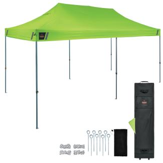 SHAX 6004 Heavy-Duty Pop-Up Tent - 10ft x 20ft