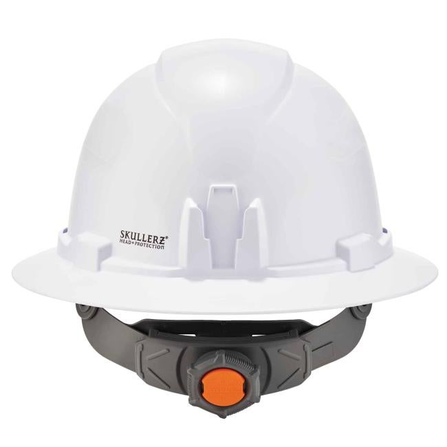 back of hard hat