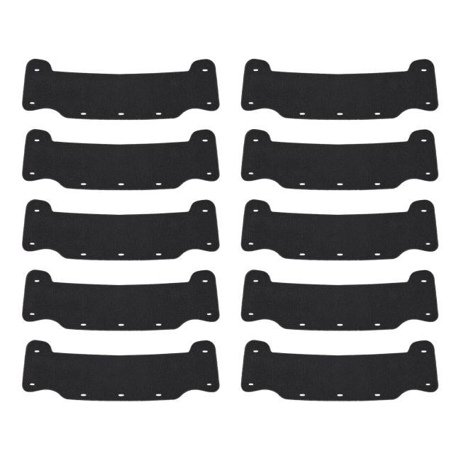 10 pack of lightweight hard hat sweatband replacements