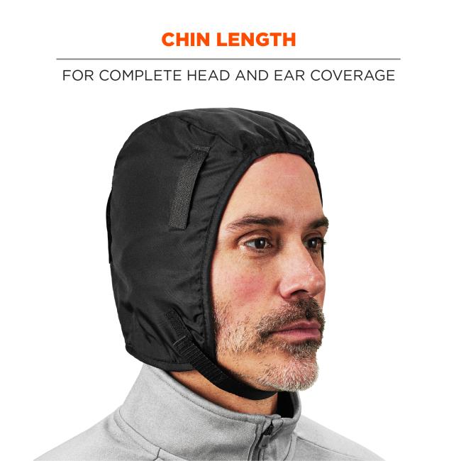 Chin Length: Provides complete head and ear coverage.