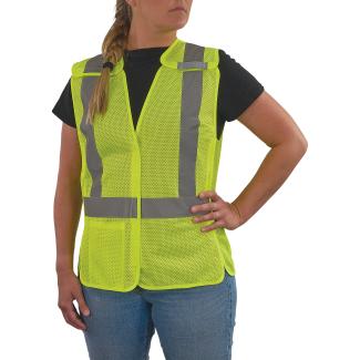 GloWear 8215BAW-S Women’s Hi-Vis Breakaway Vest - Type R, Class 2, Hook & Loop
