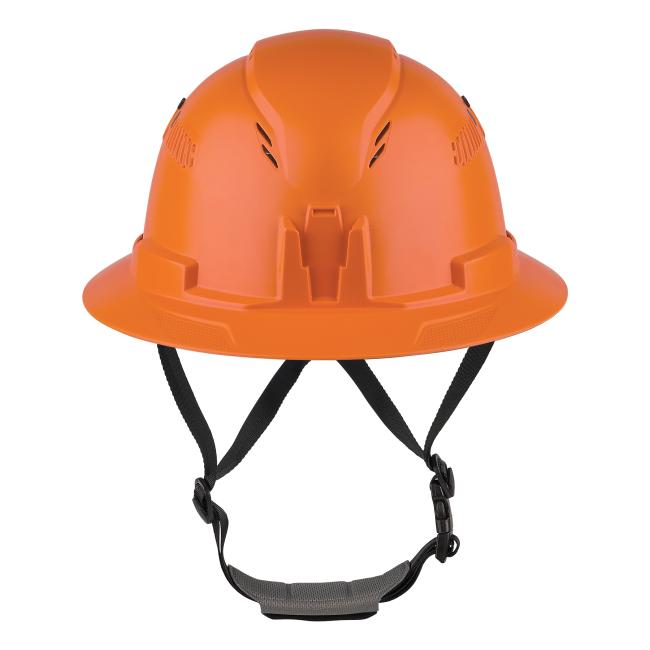 Front view of mips type 2 full brim safety helmet