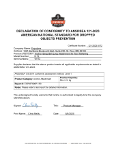 squids 3172 ansi isea 121 2023 certificate of compliance pdf